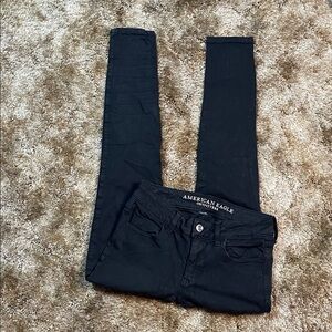 American Eagle Black Super Stretch‎ Jegging Size 4